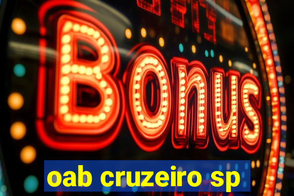 oab cruzeiro sp